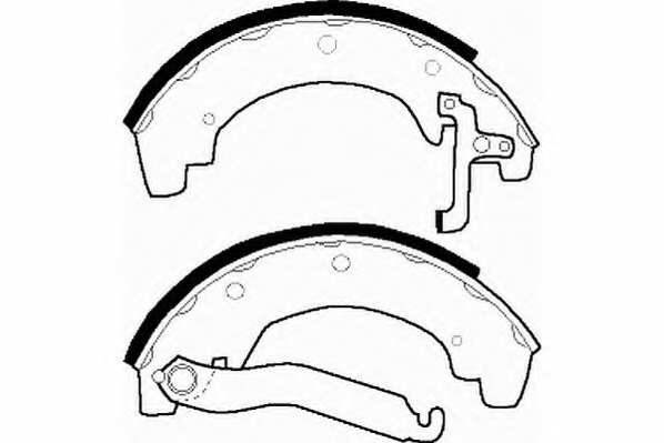 NECTO N1356 Brake Shoe Set